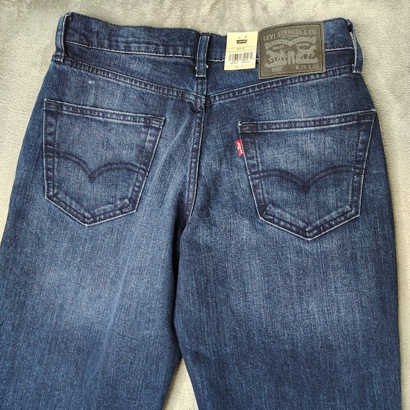 Levi's 550 Jeans Mens 29x32 Blue Relaxed Fit Denim Western Rodeo Faded NWT - Picture 8 of 10